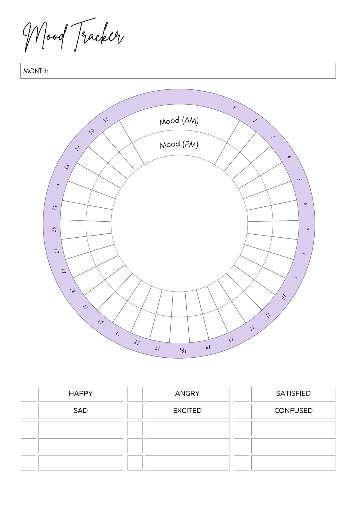 Wellness & Self-Care Inserts – Printable Planner Pack (PDF)