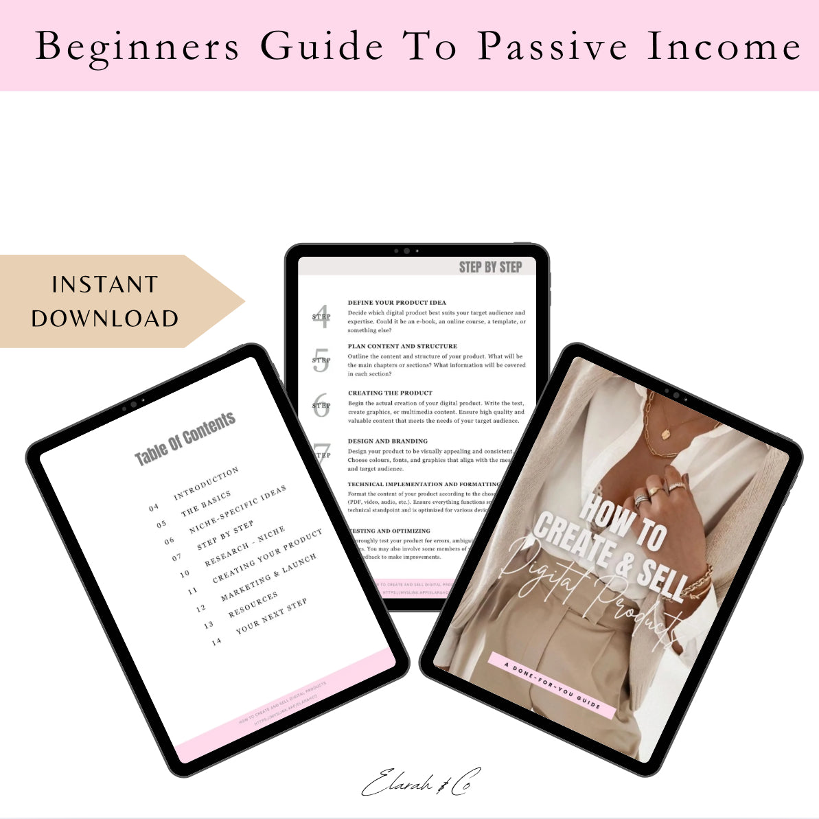 How to Create & Sell Digital Products – Passive Income Guide for Beginners (Elarah Co Secrets)