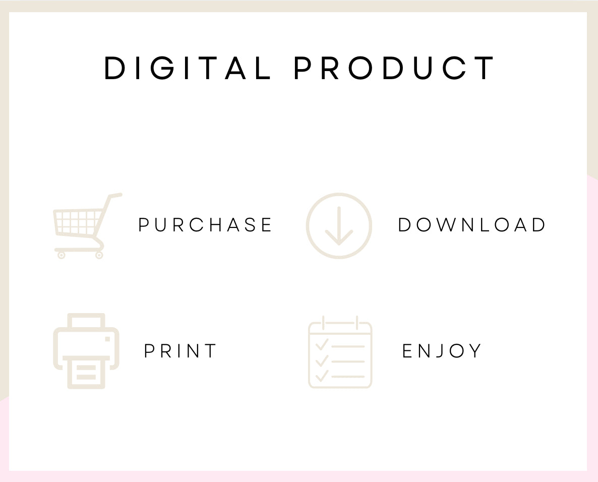 ADHD Planner – 55-Page Printable Routine, Study & Chore Chart Planner (Digital Download)