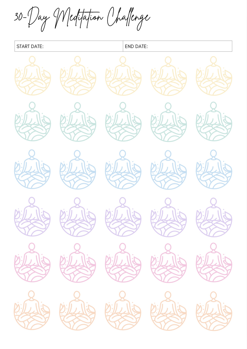 Wellness & Self-Care Inserts – Printable Planner Pack (PDF)