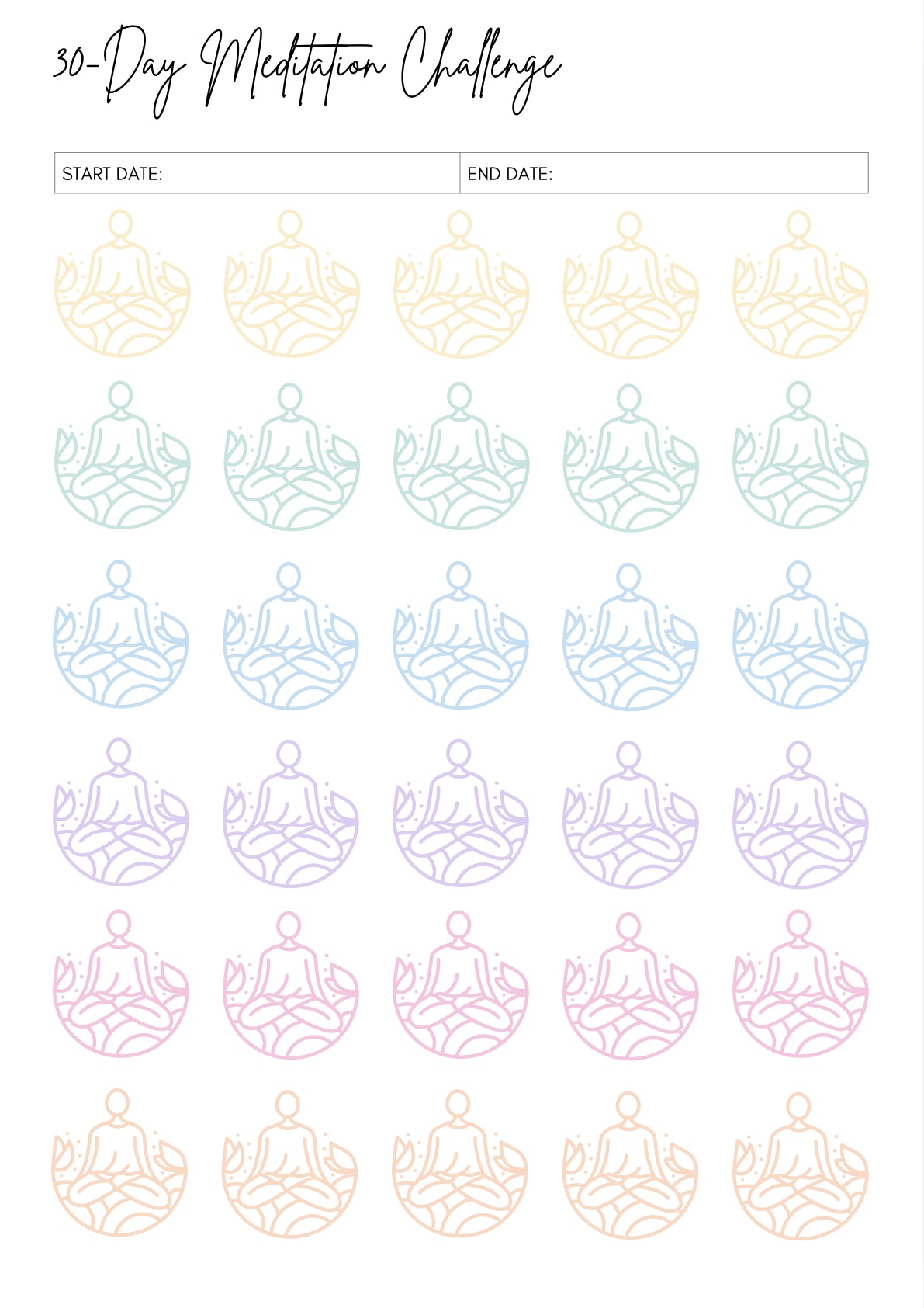 Wellness & Self-Care Inserts – Printable Planner Pack (PDF)