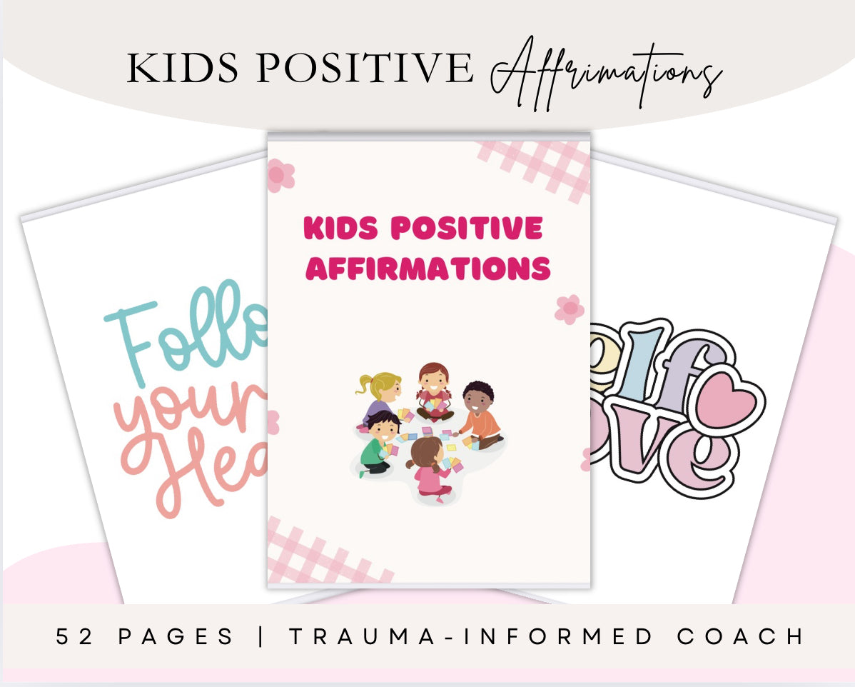 Kids Positive Affirmations Workbook (52 Pages)