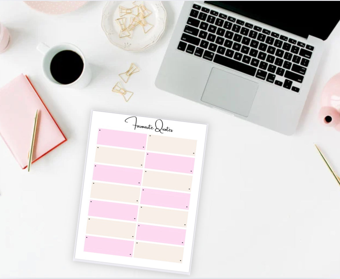 ADHD School Planner – 53 Page Printable Student Organizer