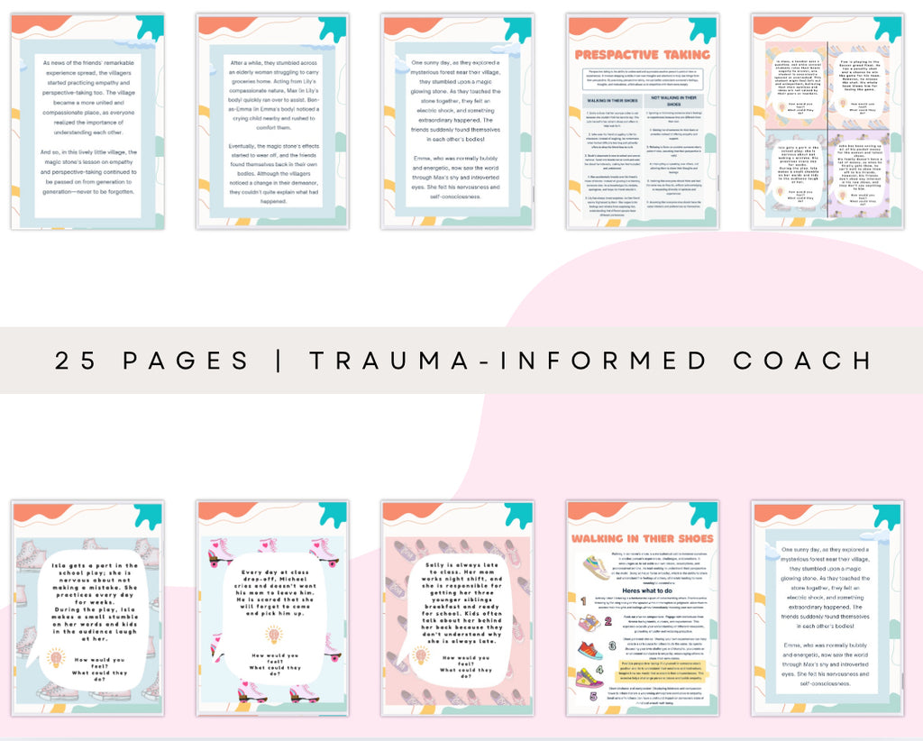 Walking in Their Shoes – Perspective-Taking & Empathy Workbook (25 Pages)