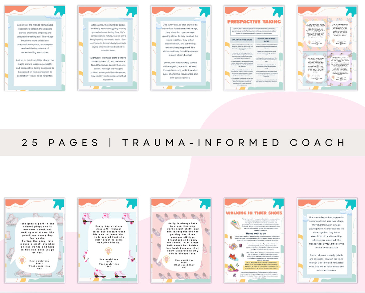 Walking in Their Shoes – Perspective-Taking & Empathy Workbook (25 Pages)