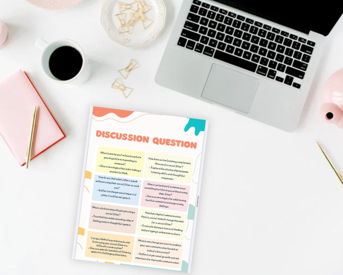 Think It or Say It? Social Skills Workbook (27 Pages Printable) Therapy Worksheets Kids