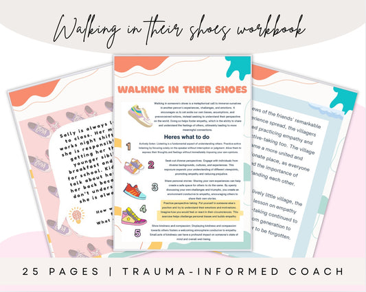 Walking in Their Shoes – Perspective-Taking & Empathy Workbook (25 Pages)