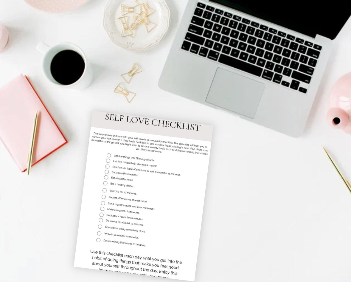 Self-Esteem Journal | Printable Mental Health Workbook | Self-Love, Confidence & Self-Worth Tools | Emotional Healing & Inner Growth PDF