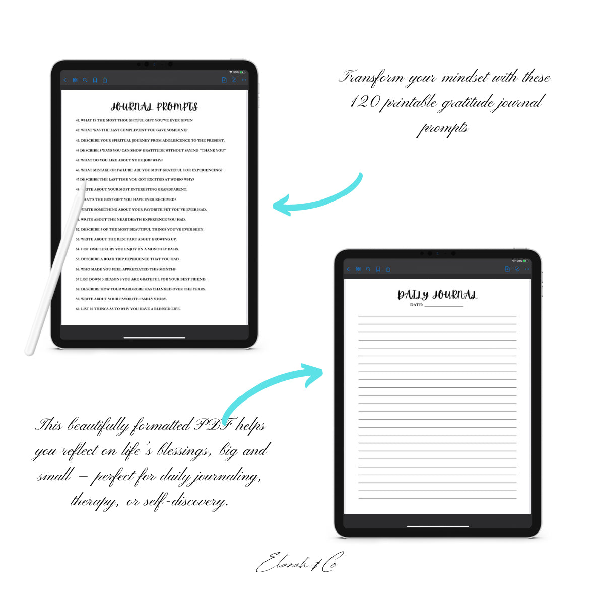 Gratitude Journal Prompts – 120 Thoughtful Questions for Daily Reflection