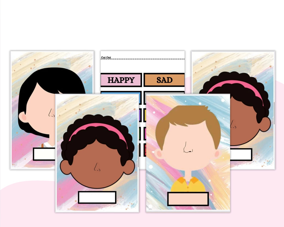 Emotions Activity Flashcards – Boy & Girl Printable Feelings Cards for Kids