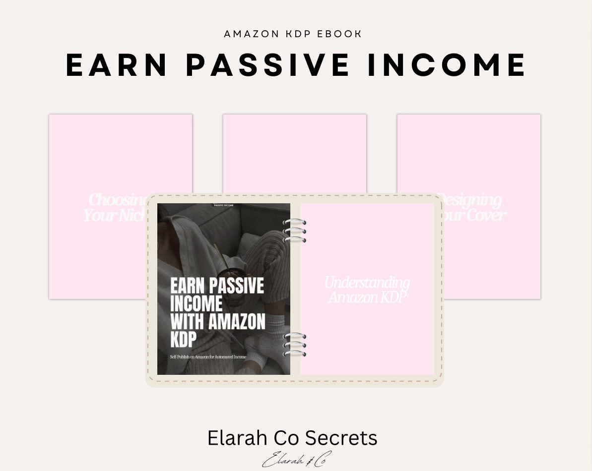 Amazon KDP Passive Income Blueprint: Step-by-Step Guide to Selling Low-Content Books