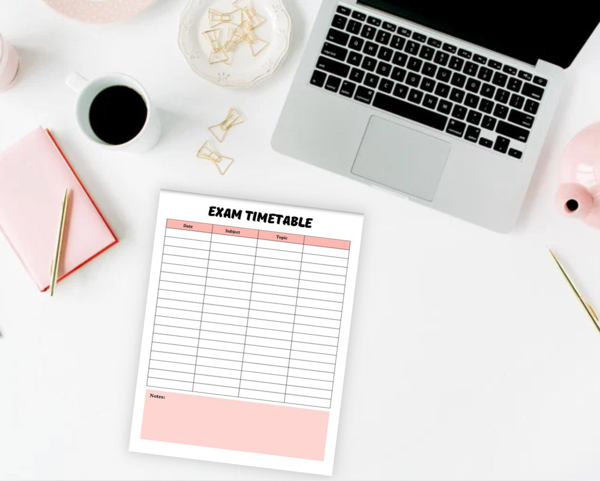 Back to School Planner – 56 Page Printable Student, Parent & Teacher Organization Kit