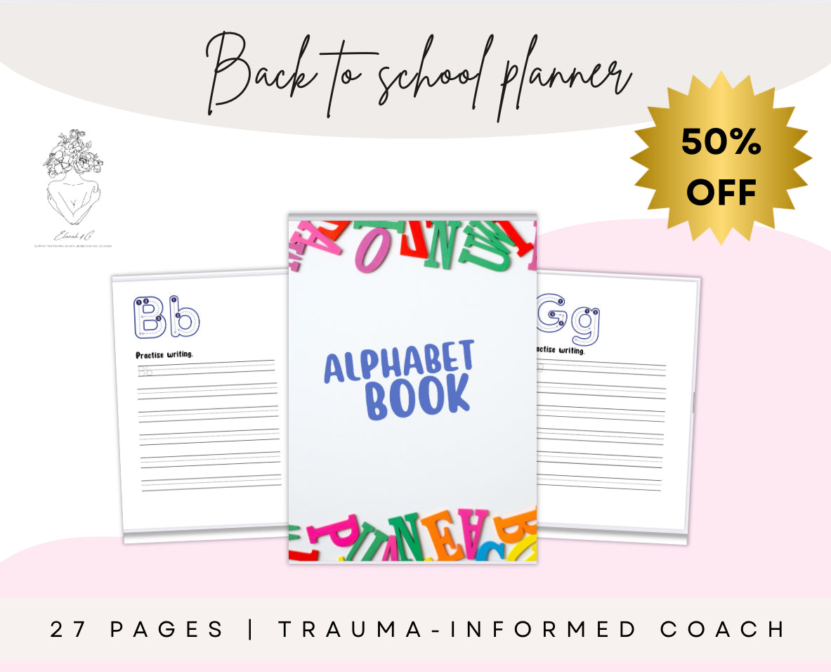 Alphabet Book – 27 Page Printable ABC Tracing Workbook for Kids