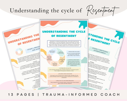 Understanding the Cycle of Resentment Workbook (Printable PDF)