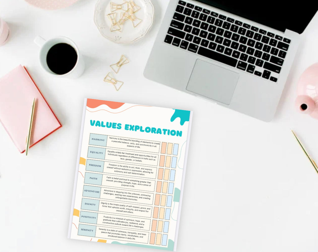 Values & Beliefs Workbook (20 Pages)