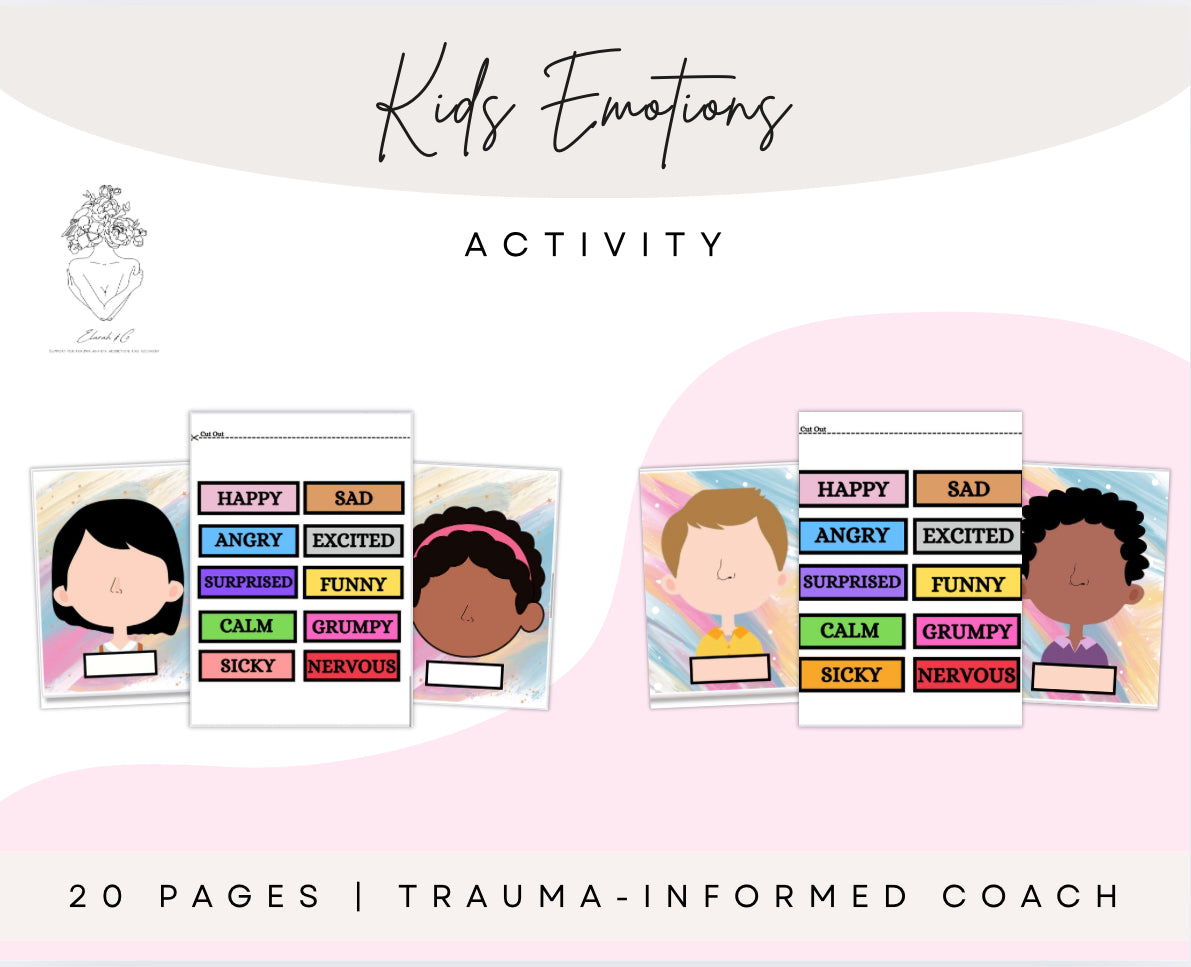 Emotions Activity Flashcards – Boy & Girl Printable Feelings Cards for Kids