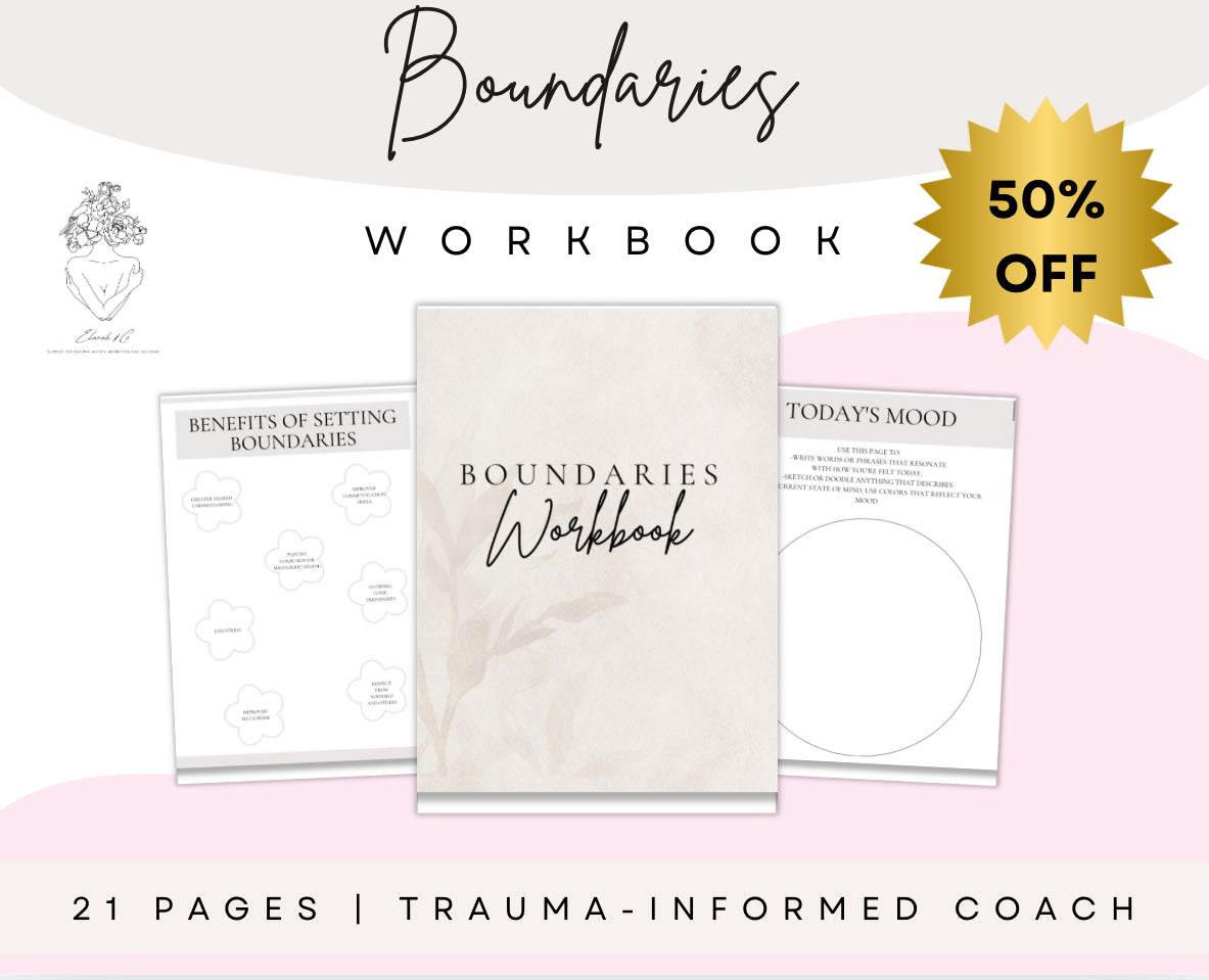 Boundaries Workbook (Printable PDF) – Set Healthy Boundaries, Heal People-Pleasing & Reclaim Emotional Safety